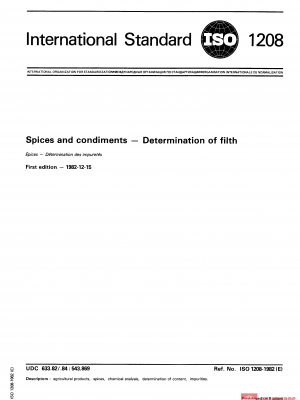 ISO 1208:1982 PDF
