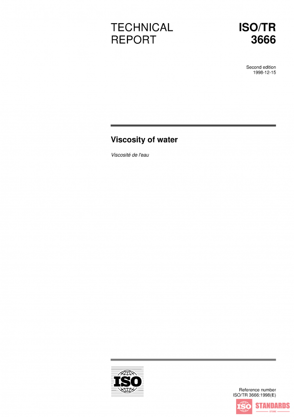 ISO/TR 3666:1998 PDF