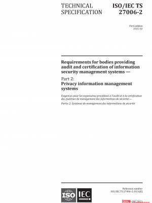 ISO/IEC TS 27006-2:2021 PDF