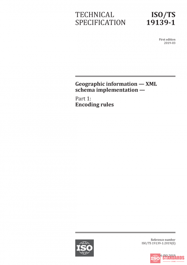 ISO/TS 19139-1:2019 PDF