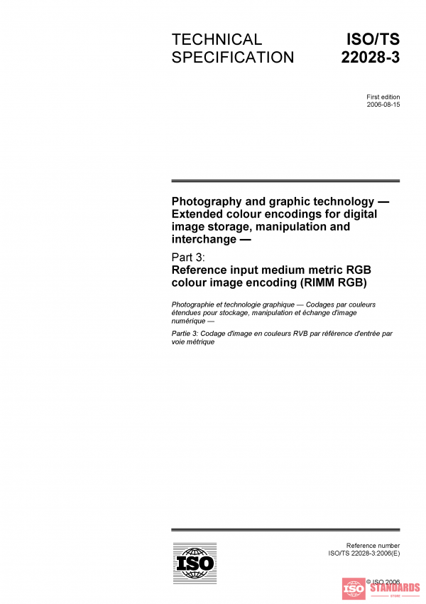 ISO/TS 22028-3:2006 PDF