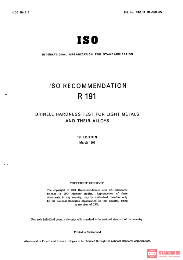 ISO/R 191:1971 PDF