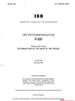 ISO/R 520:1966 PDF
