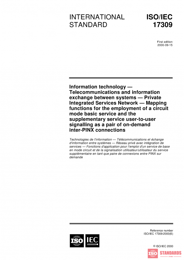 ISO/IEC 17309:2000 PDF
