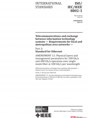 ISO/IEC/IEEE 8802-3:2021/Amd 11:2022 PDF