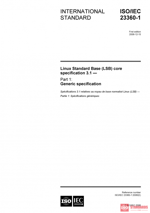ISO/IEC 23360-1:2006 PDF