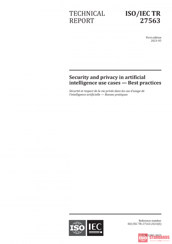 ISO/IEC TR 27563:2023 PDF