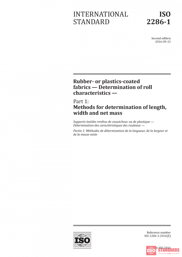 ISO 2286-1:2016 PDF