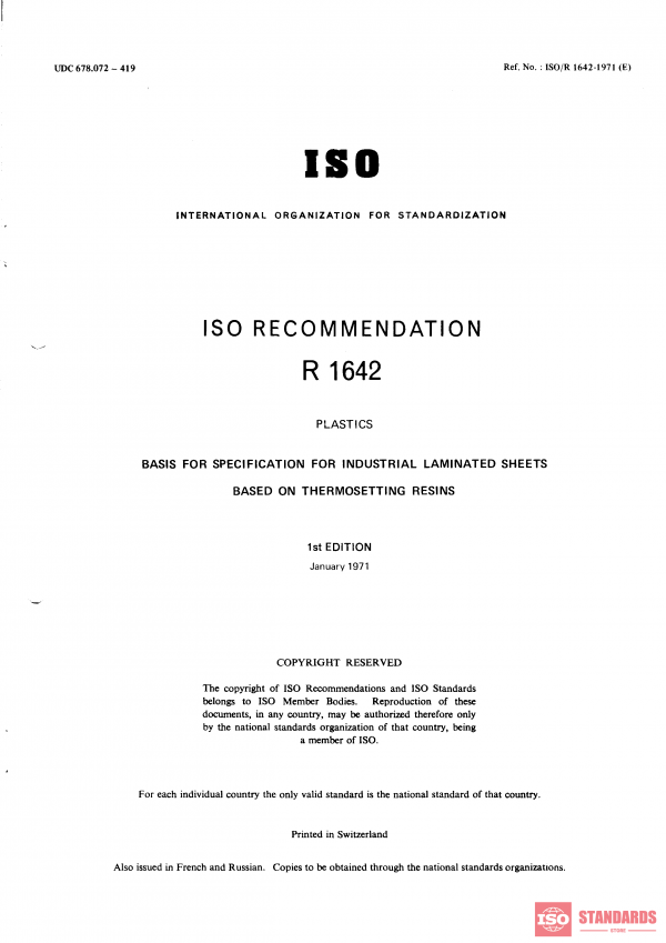 ISO/R 1642:1971 PDF