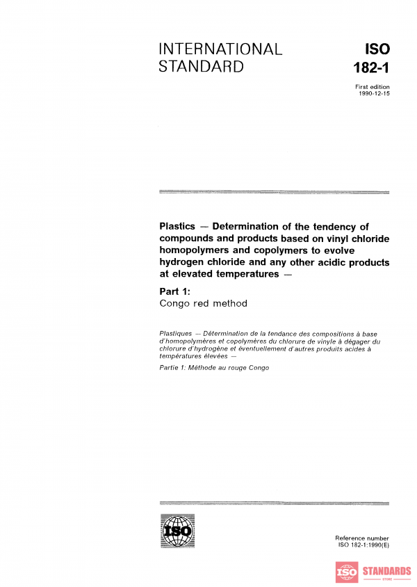 ISO 182-1:1990 PDF