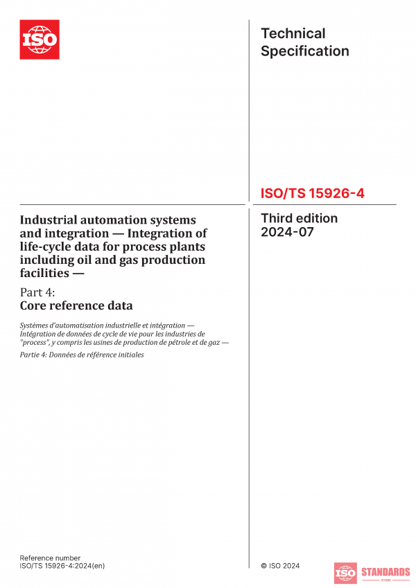 ISO/TS 15926-4:2024 PDF