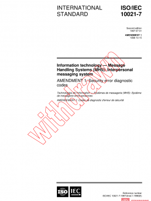 ISO/IEC 10021-7:1997/AMD1:1998 PDF