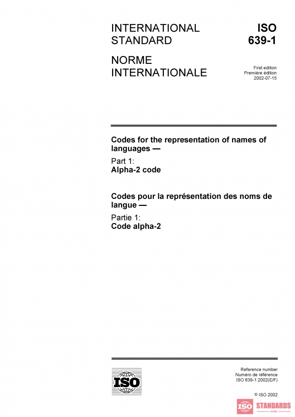 ISO 639-1:2002 PDF