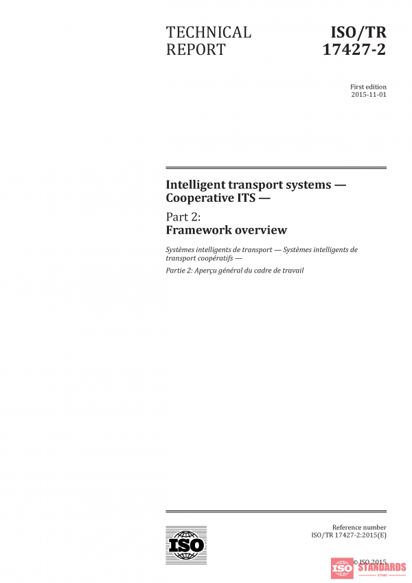ISO/TR 17427-2:2015 PDF
