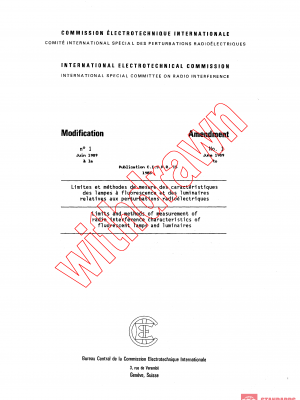 CISPR 15:1985/AMD1:1989 PDF