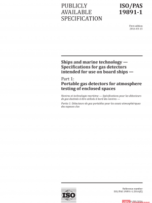 ISO/PAS 19891-1:2016 PDF