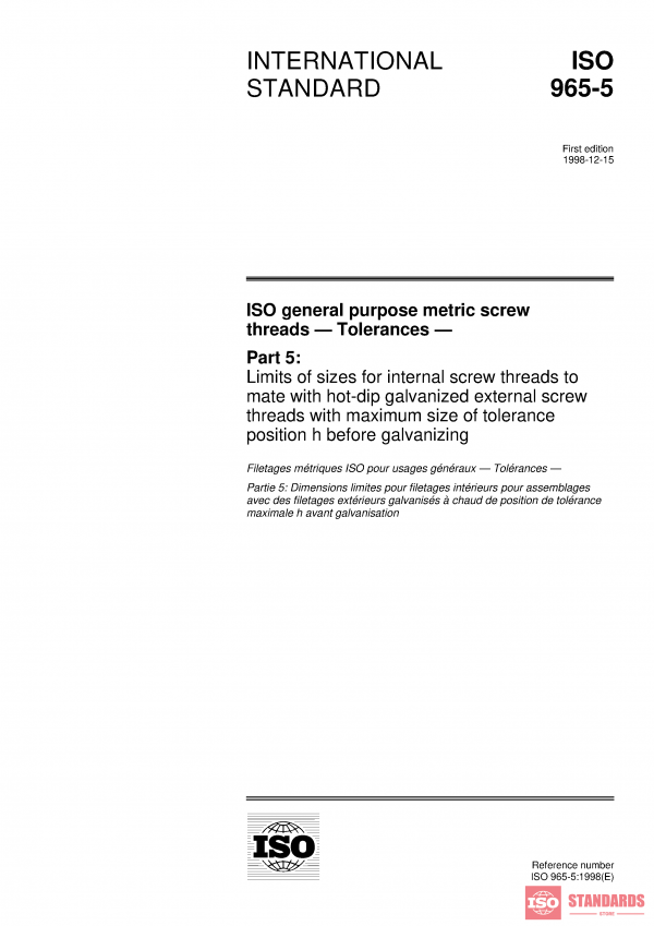 ISO 965-5:1998 PDF