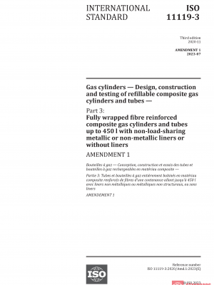 ISO 11119-3:2020/Amd 1:2023 PDF