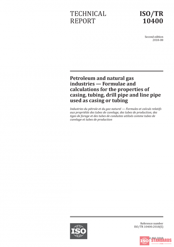 ISO/TR 10400:2018 PDF