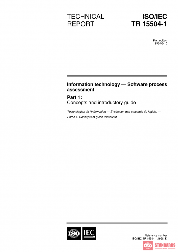 ISO/IEC TR 15504-1:1998 PDF