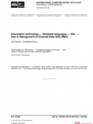 ISO/IEC 9075-9:2016/COR1:2019 PDF