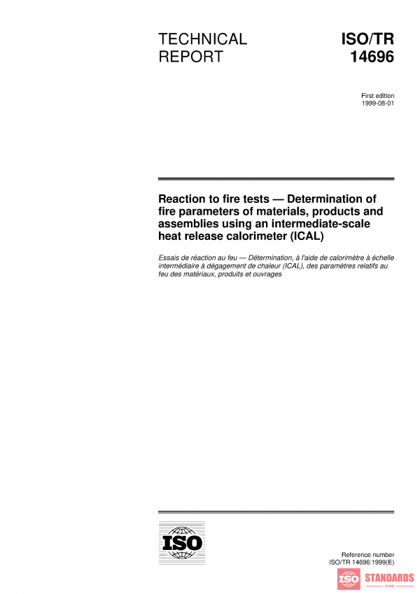 ISO/TR 14696:1999 PDF