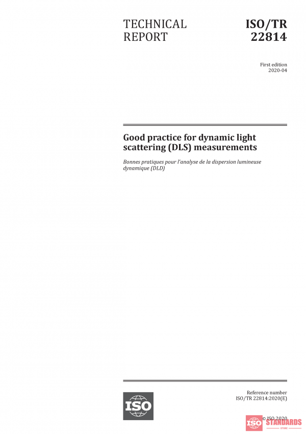 ISO/TR 22814:2020 PDF