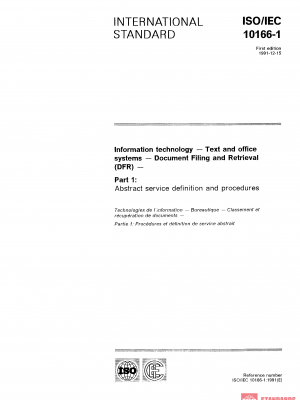 ISO/IEC 10166-1:1991 PDF