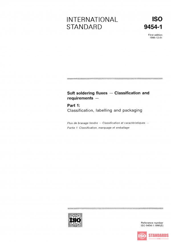 ISO 9454-1:1990 PDF