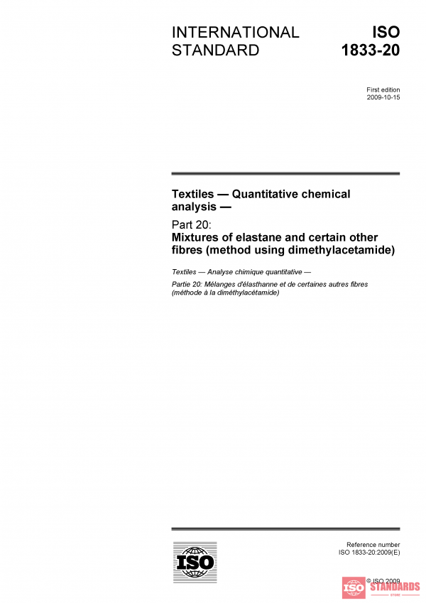 ISO 1833-20:2009 PDF
