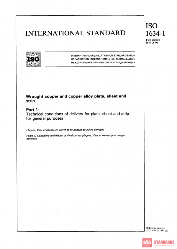 ISO 1634-1:1987 PDF