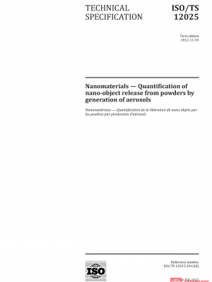 ISO/TS 12025:2012 PDF
