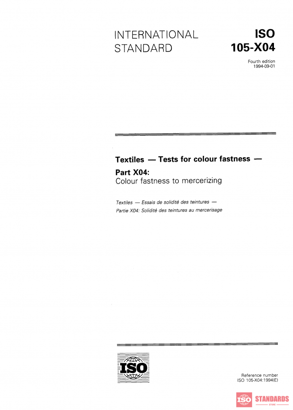 ISO 105-X04:1994 PDF
