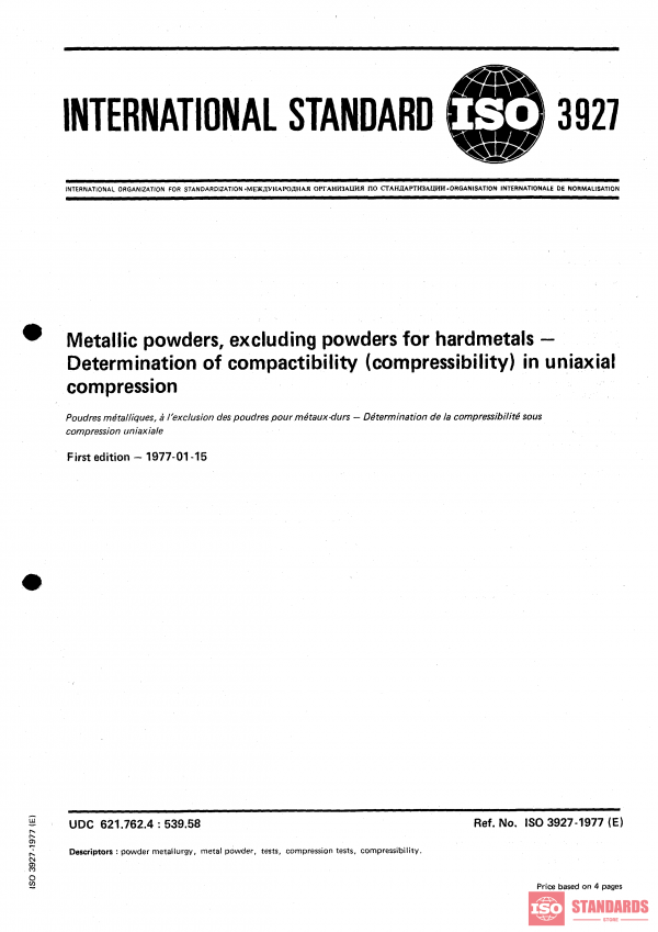 ISO 3927:1977 PDF
