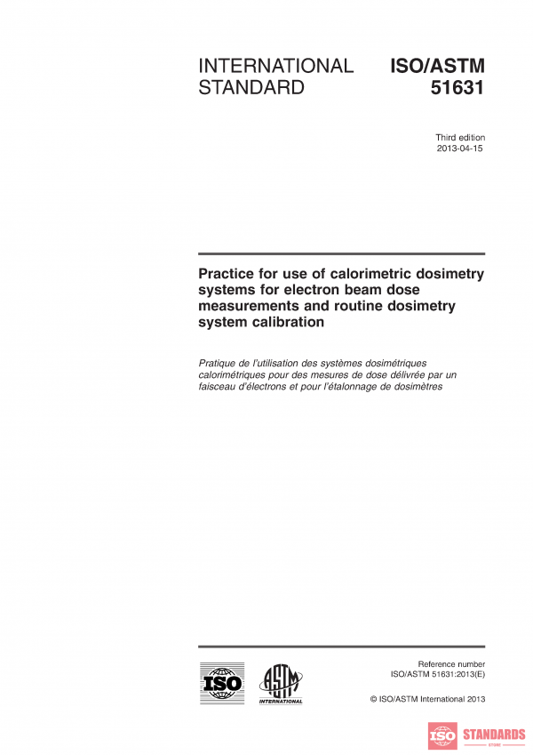ISO/ASTM 51631:2013 PDF