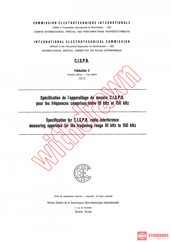 CISPR 3:1975 PDF