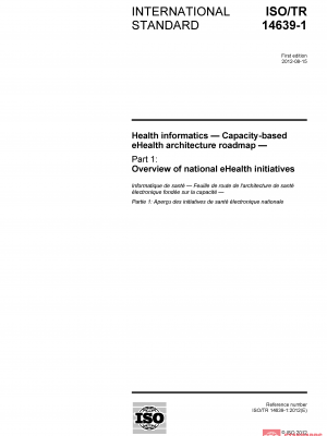 ISO/TR 14639-1:2012 PDF