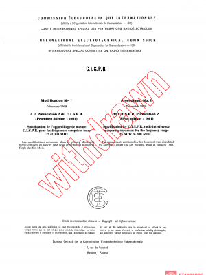 CISPR 2:1961/AMD1:1969 PDF