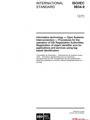 ISO/IEC 9834-9:2008 PDF