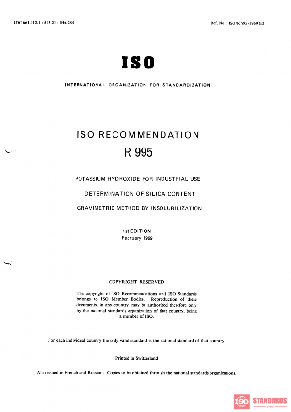ISO/R 995:1969 PDF