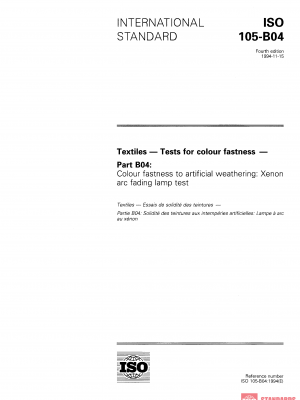ISO 105-B04:1994 PDF