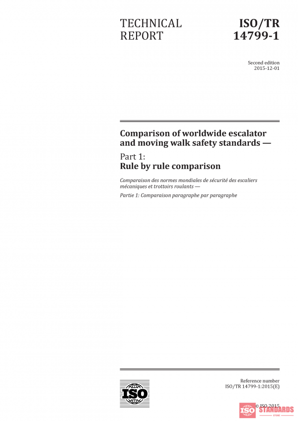 ISO/TR 14799-1:2015 PDF