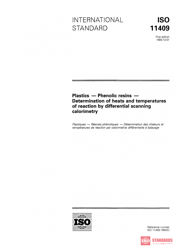 ISO 11409:1993 PDF
