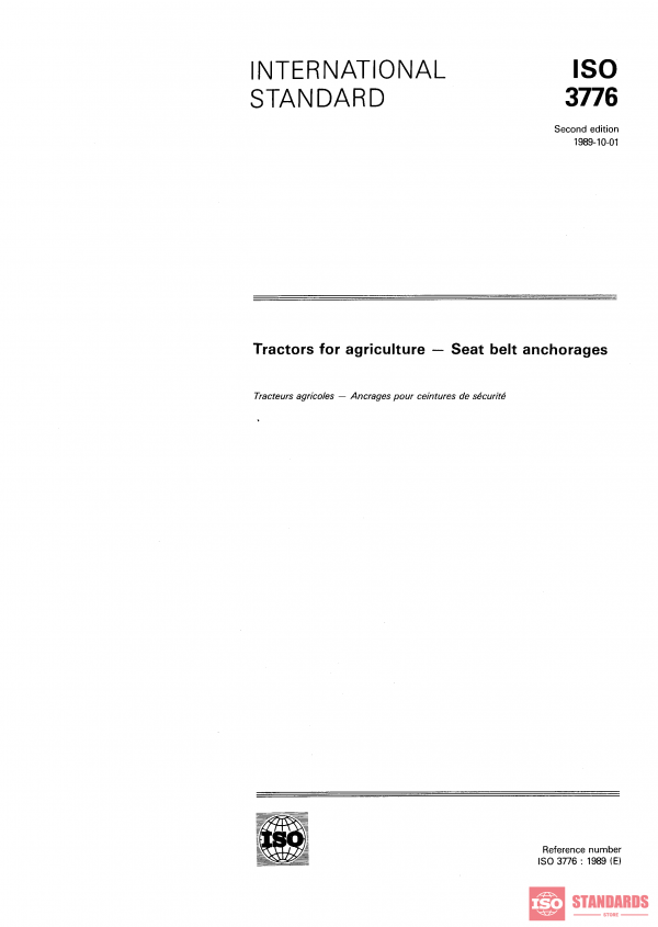 ISO 3776:1989 PDF