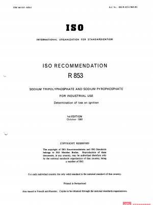 ISO/R 853:1968 PDF