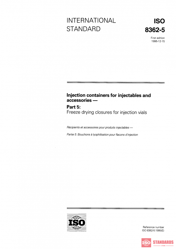 ISO 8362-5:1995 PDF