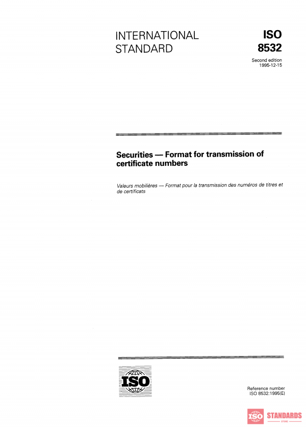 ISO 8532:1995 PDF