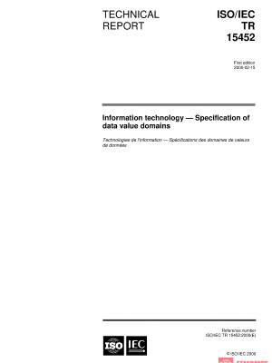 ISO/IEC TR 15452:2000 PDF