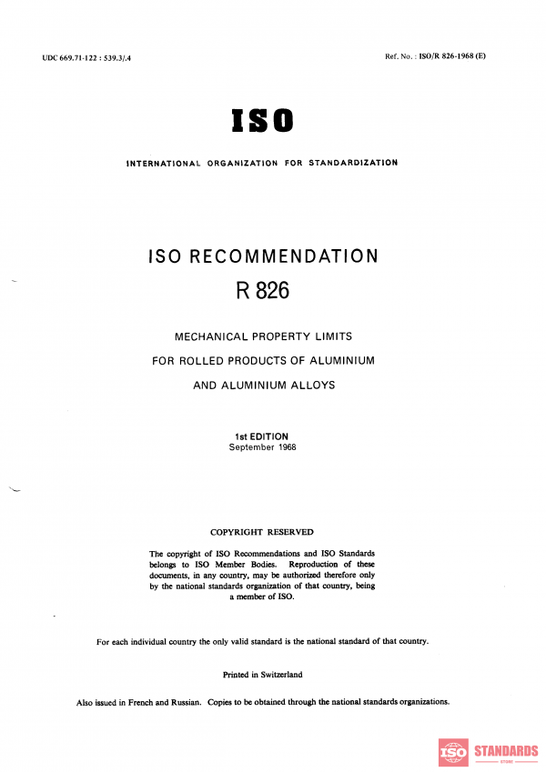ISO/R 828:1968 PDF