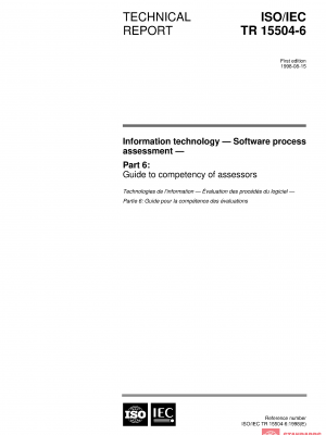 ISO/IEC TR 15504-6:1998 PDF